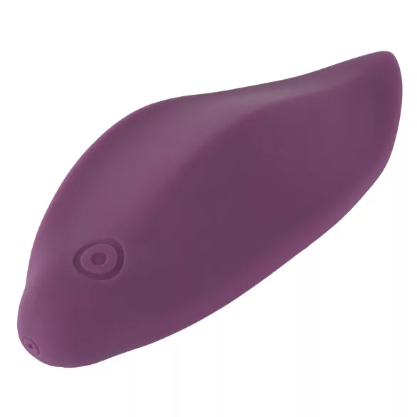 SMILE - wibrujący stymulator łechtaczki na majtki - fioletowy, ładowany USB