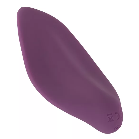 SMILE - wibrujący stymulator łechtaczki na majtki - fioletowy, ładowany USB
