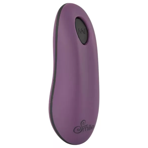SMILE - wibrujący stymulator łechtaczki na majtki - fioletowy, ładowany USB