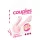 Couples Choice - 2‑silnikowy wibrator dla par (różowy)