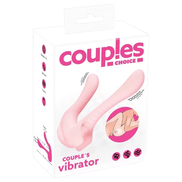 Couples Choice - 2‑silnikowy wibrator dla par (różowy)