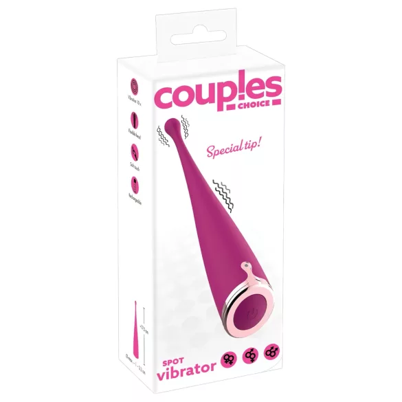 Couples Choice - wibrator łechtaczkowy akumulatorowy - różowy