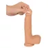 You2Toys - wibrator z funkcją posuwu - realistyczny - kolor cielisty