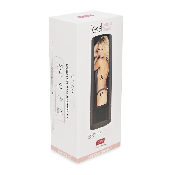 Kiiroo Onyx+ Jessica Drake - masturbator interaktywny - czarny