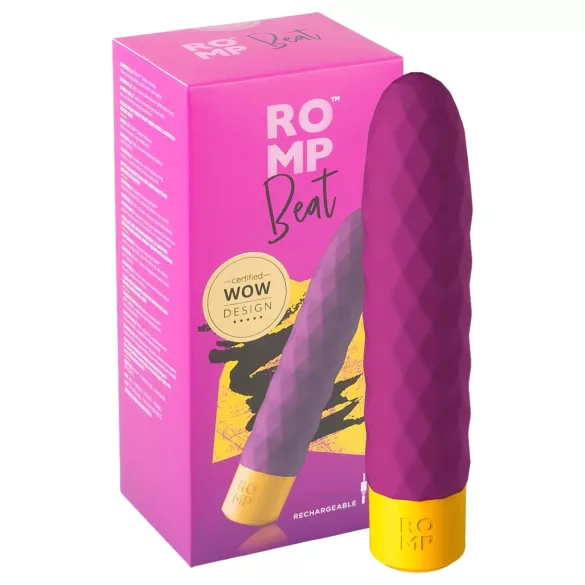 ROMP Beat - wibrator ładowany - wodoodporny - fioletowy