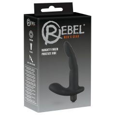 Rebel Naughty Finger - wibrator do prostaty - czarny