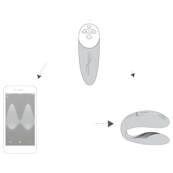 We-Vibe Chorus - akumulatorowy, inteligentny wibrator dla par (różowy)
