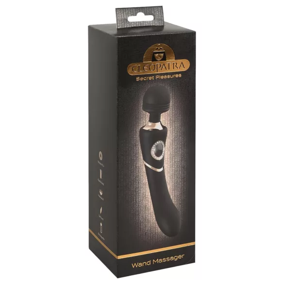 Cleopatra Wand - masażer wibracyjny ładowany wodoodporny czarny