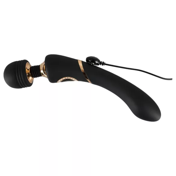 Cleopatra Wand - masażer wibracyjny ładowany wodoodporny czarny