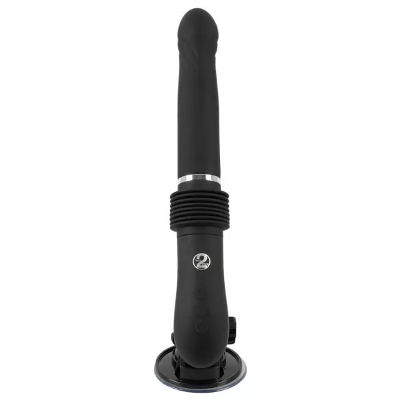 You2Toys - maszyna do seksu z pilotem - wibrator tłokowy akumulatorowy - czarny