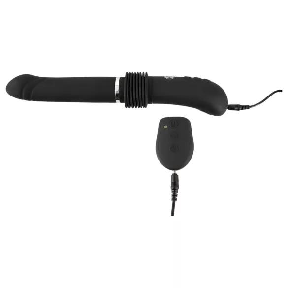 You2Toys - maszyna do seksu z pilotem - wibrator tłokowy akumulatorowy - czarny