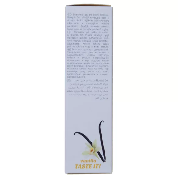 HOT - Blowjob Gel - żel nawilżający do seksu oralnego - wanilia (50 ml)