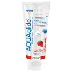 AQUAglide - lubrykant na bazie wody - truskawkowy (100 ml)
