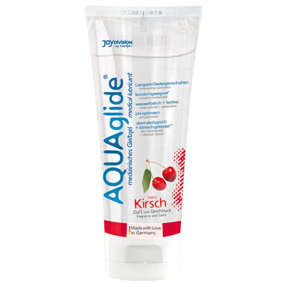 AQUAglide - lubrykant wodny o smaku wiśni (100ml)
