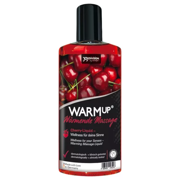 JoyDivision - olejek do masażu rozgrzewający - wiśnia - 150ml