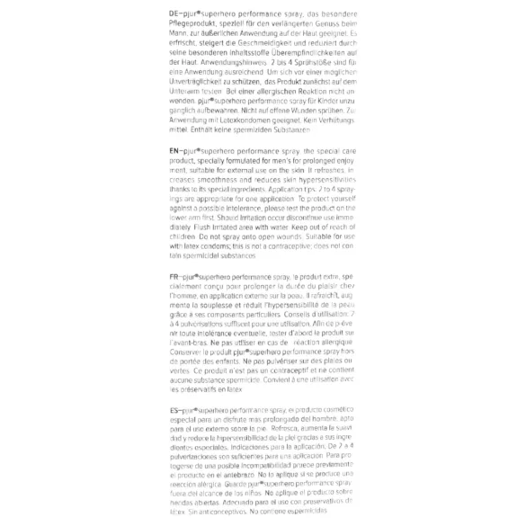 Pjur Superbohater opóźniający orgazm (20 ml)