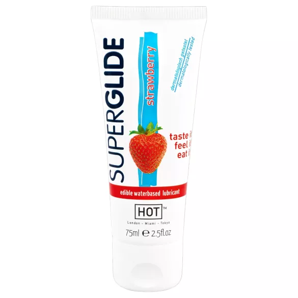 HOT - lubrykant jadalny - truskawkowy - 75ml