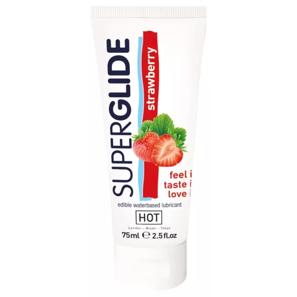 HOT - lubrykant jadalny - truskawkowy - 75ml