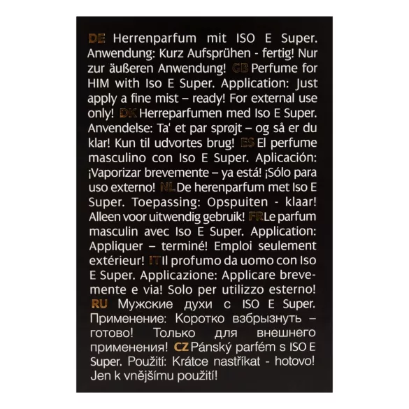 P6 Iso E Super - feromonowy perfum - męski zapach - 30ml
