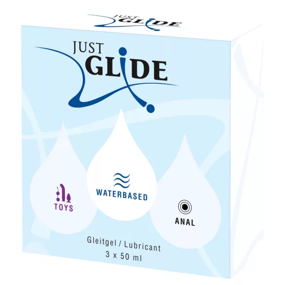 Just Glide - zestaw lubrykantów - 3x50ml