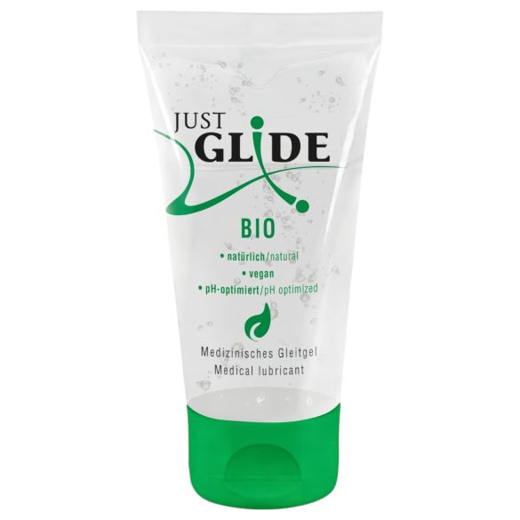Just Glide Bio - lubrykant na bazie wody - wegański - 50ml