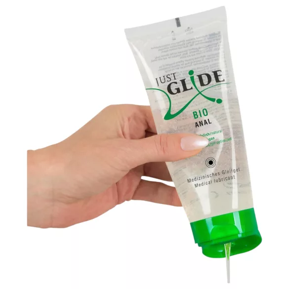 Just Glide - żel intymny analny - bio, wegański, na bazie wody, 200ml