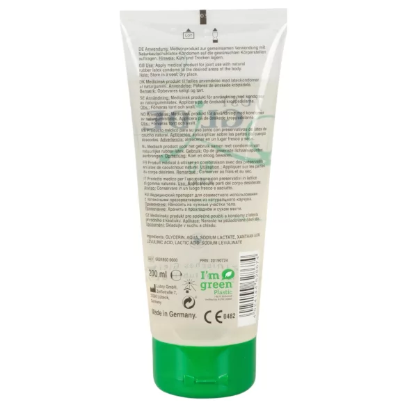 Just Glide - żel intymny analny - bio, wegański, na bazie wody, 200ml