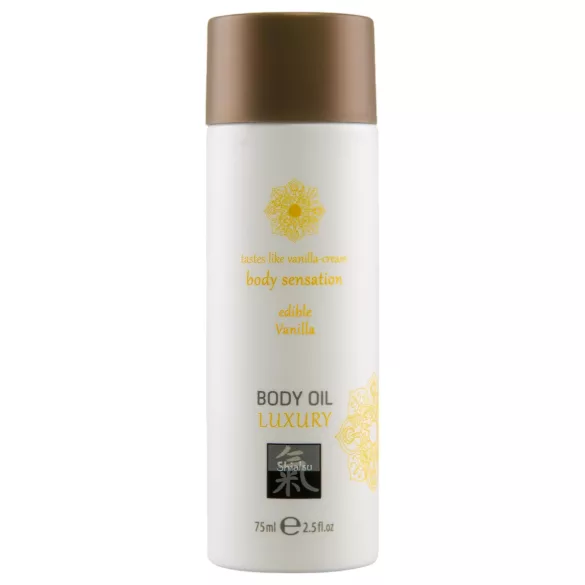 Shiatsu Luxury - olejek do masażu jadalny - wanilia - 75ml