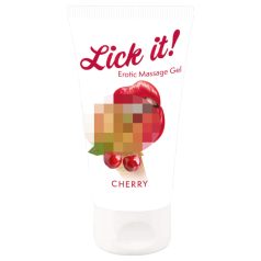 Lick it! - lubrykant i żel jadalny - smak wiśniowy - 50 ml