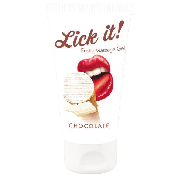 Lick it! - jadalny lubrykant 2w1 - biała czekolada - 50ml