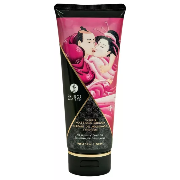 Shunga - krem do masażu - malina - 200ml
