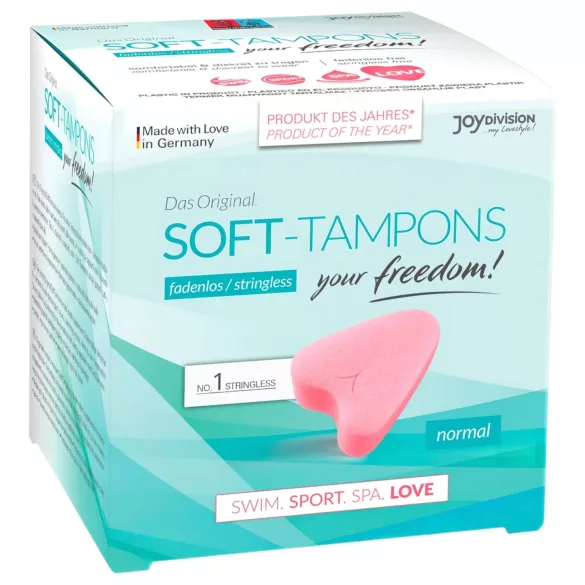 JoyDivision Soft-Tampons - miękkie tampony bez sznurka (3 szt.)
