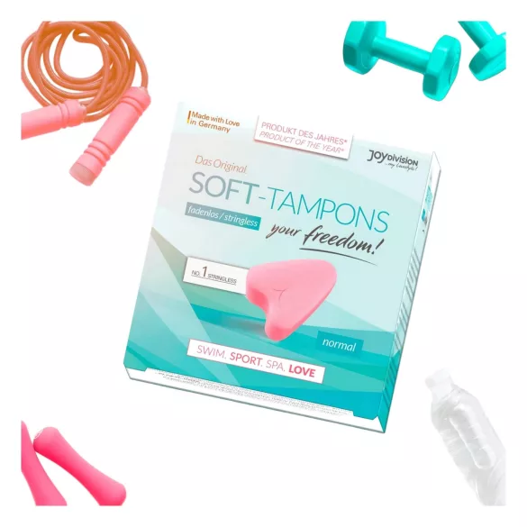 JoyDivision Soft-Tampons - miękkie tampony bez sznurka (3 szt.)