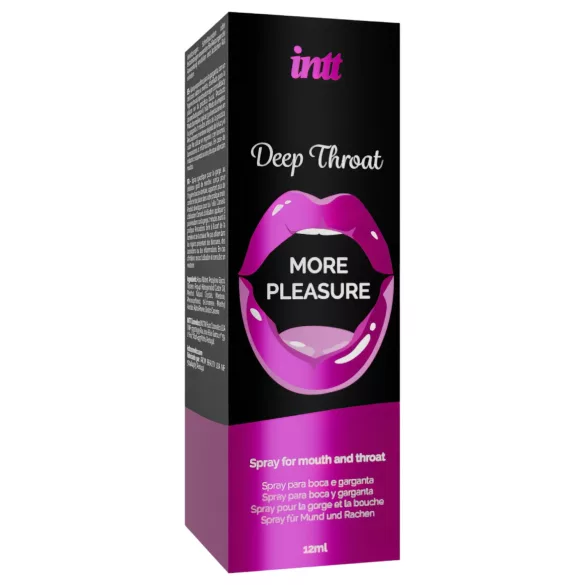 Intt Deep Throat - spray znieczulający do seksu oralnego (12 ml)