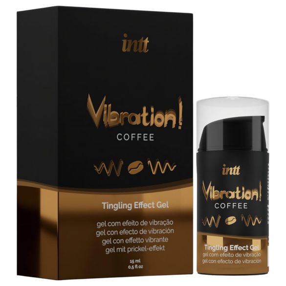 Intt Vibration! - żel stymulujący - efekt wibrujący - kawa - 15ml