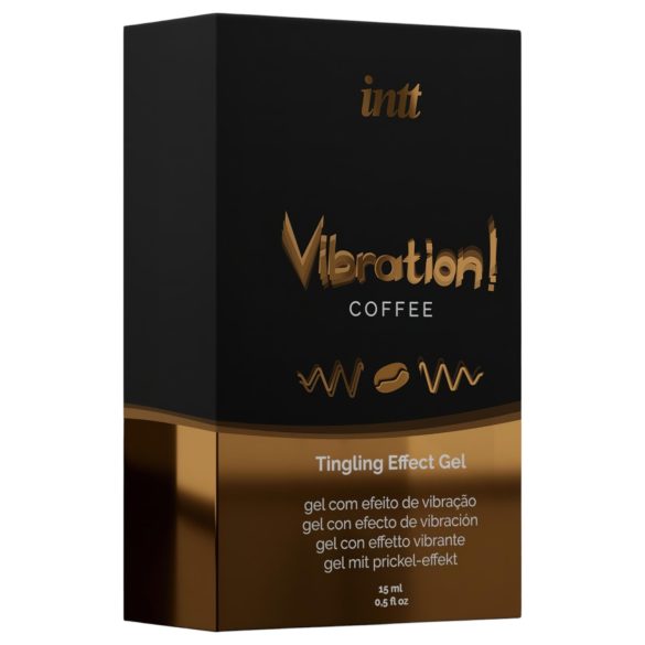 Intt Vibration! - żel stymulujący - efekt wibrujący - kawa - 15ml