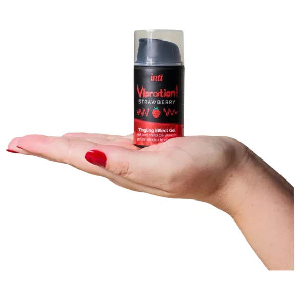 Intt Vibration! - żel stymulujący - efekt wibracji - truskawkowy (15ml)