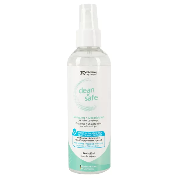 JoyDivision Clean Safe - spray do dezynfekcji i czyszczenia - 200 ml