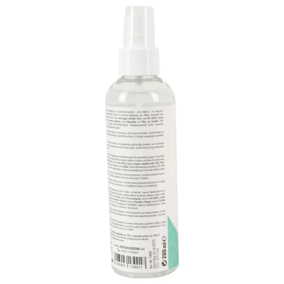 JoyDivision Clean Safe - spray do dezynfekcji i czyszczenia - 200 ml