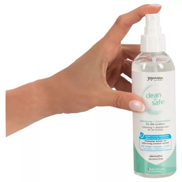 JoyDivision Clean Safe - spray do dezynfekcji i czyszczenia - 200 ml