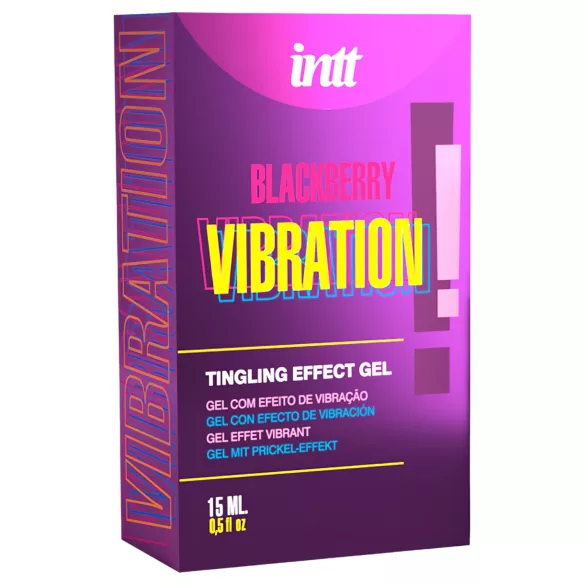 Intt Vibration! - płynny wibrator - jeżyna - 15 ml