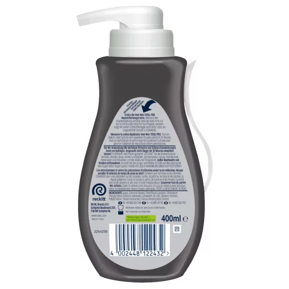 Veet - krem do depilacji dla mężczyzn - 400 ml