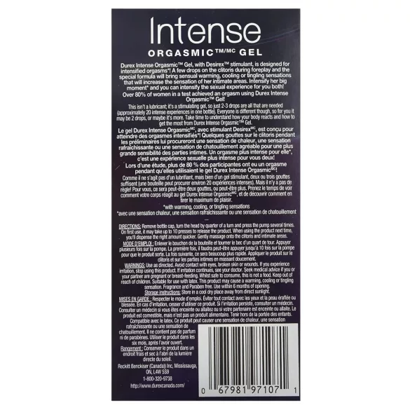 Durex Intense - żel intymny stymulujący dla kobiet 10ml