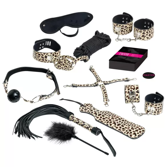 tease & please - Master & Slave - premiumowy zestaw BDSM przygodowy dla par (13‑częściowy)