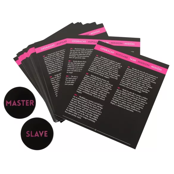 tease & please - Master & Slave - premiumowy zestaw BDSM przygodowy dla par (13‑częściowy)