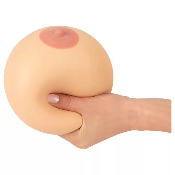 Stresszlabda XXL - piersi - naturalny kolor