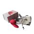 Cotoxo Cupid 2 - wibrator dla par z pilotem - silikon czerwony