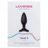 Lovense Hush 2 S - wibrator analny sterowany aplikacją (38 mm, czarny)