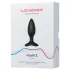 Lovense Hush 2 S - wibrator analny sterowany aplikacją (38 mm, czarny)