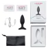 Lovense Hush 2 S - wibrator analny sterowany aplikacją (38 mm, czarny)